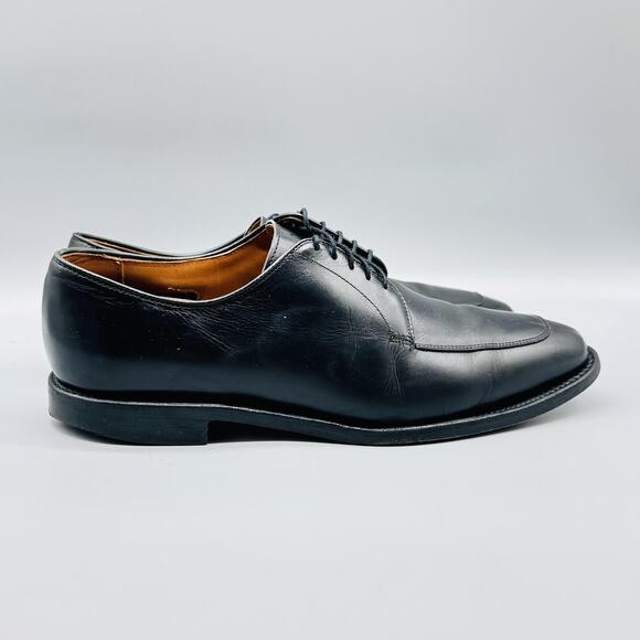 Allen Edmonds Shoes Men 10 Black Delray Leather Dress Oxford Casual Comfort USA